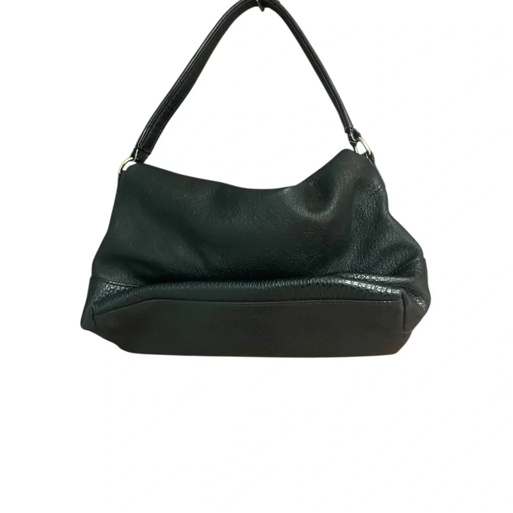 kate spade Maria Black Leather Hobo Bag with Tassel